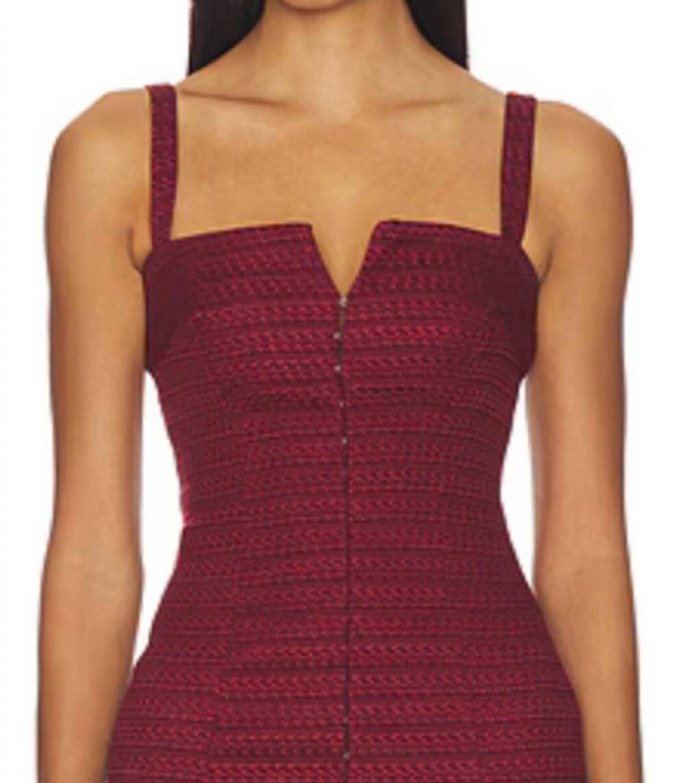 NEW AMANDA UPRICHARD tisha dress in russett - Picture 3 of 4